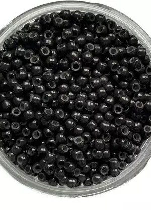 Seamless Nano Beads Tip Small Micro (1000 pcs) Loop Hair Extensions For Black Color