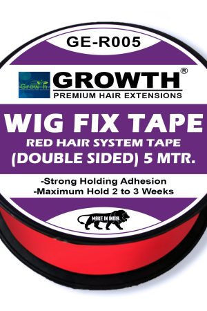 Growth Red Transparent Hair Wigs/Patch Double Sided Tape (5 Meter)